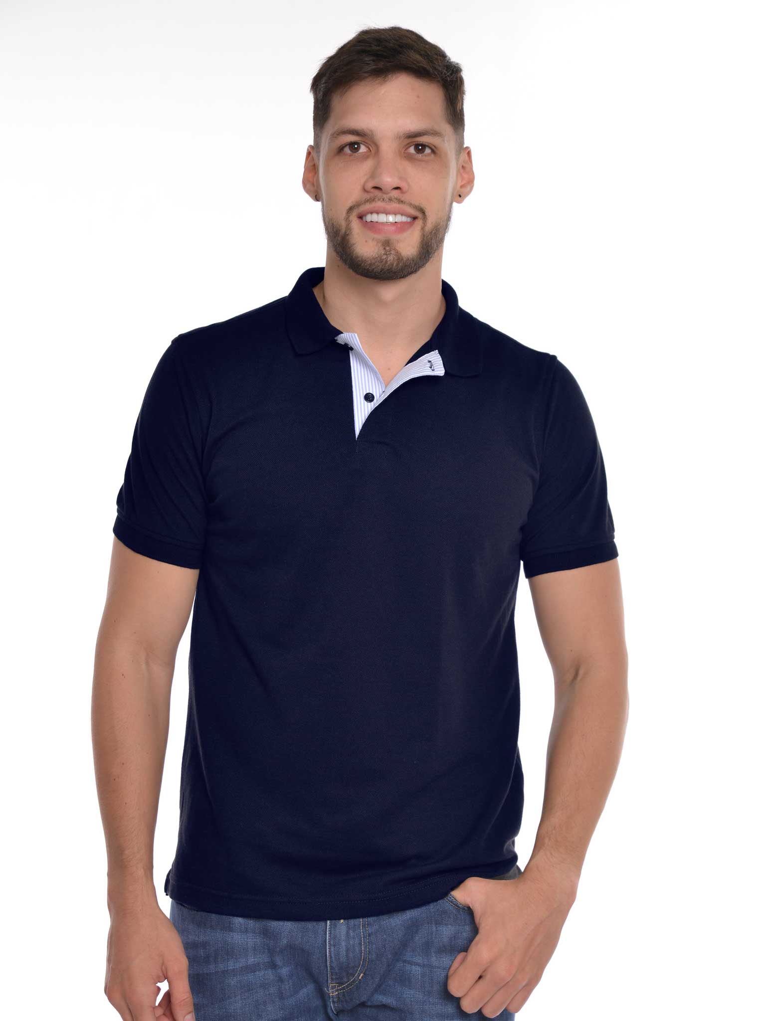 Men's Stripes Polo Shirt