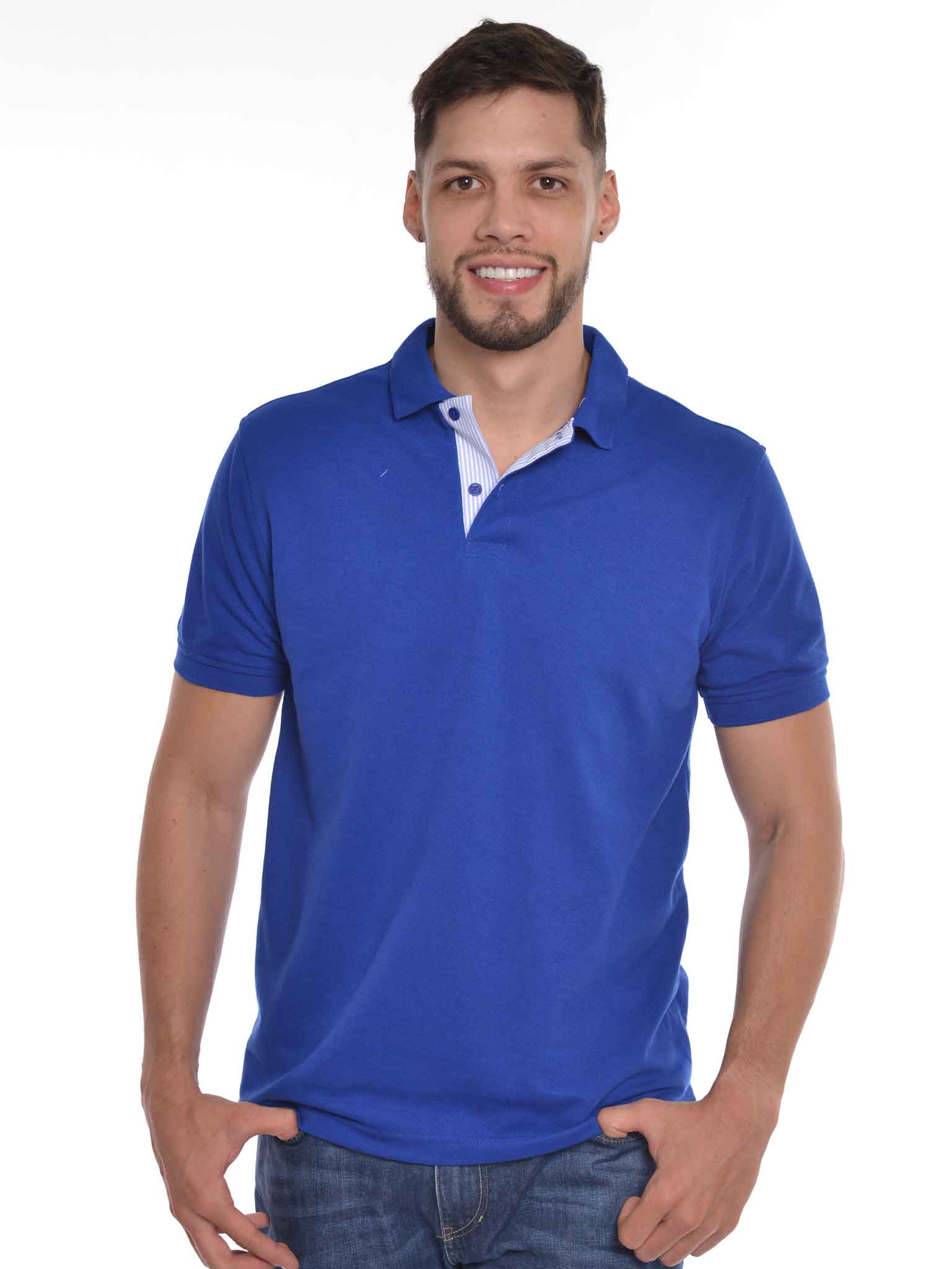 Men's Stripes Polo Shirt