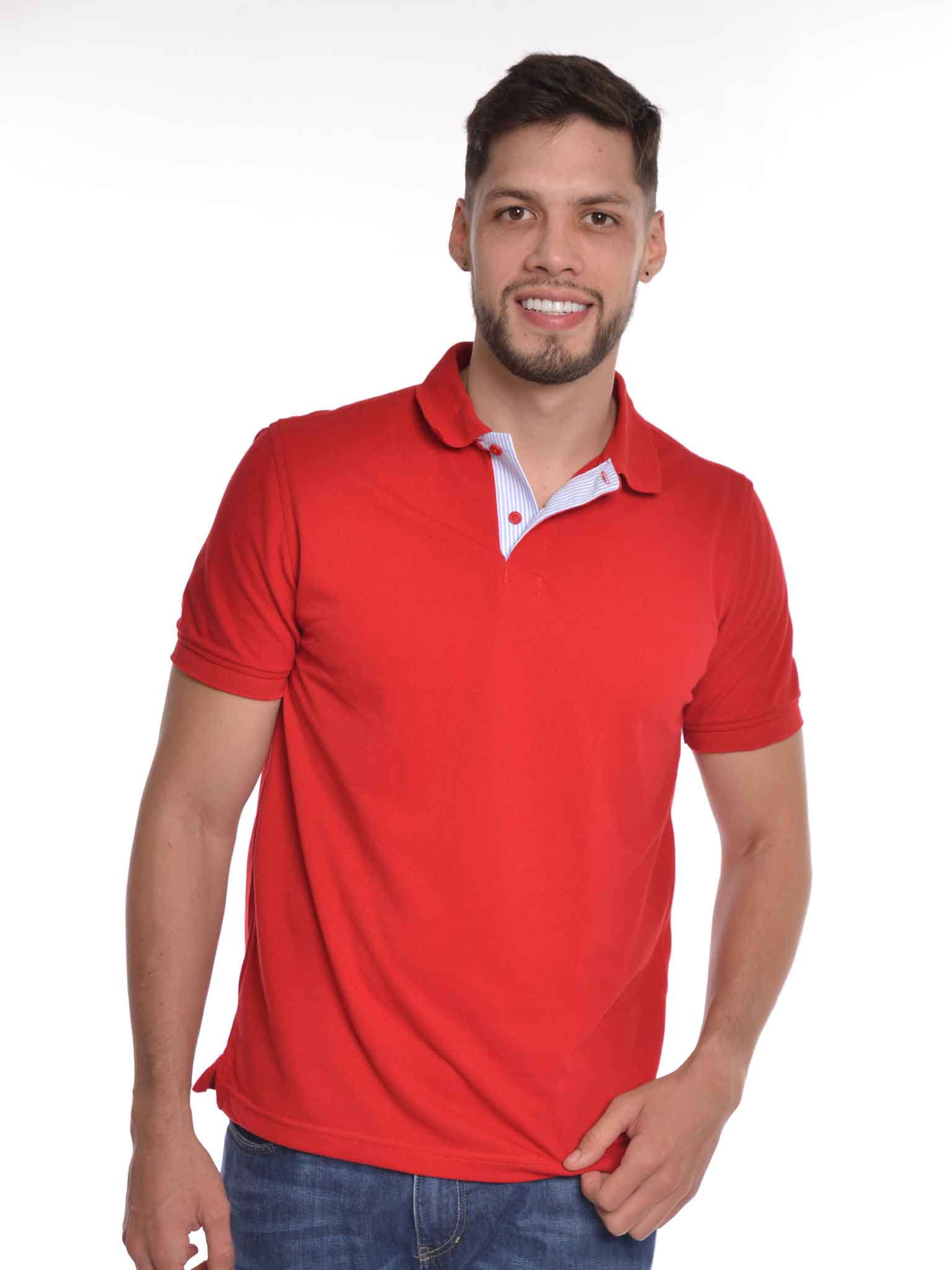 Men's Stripes Polo Shirt