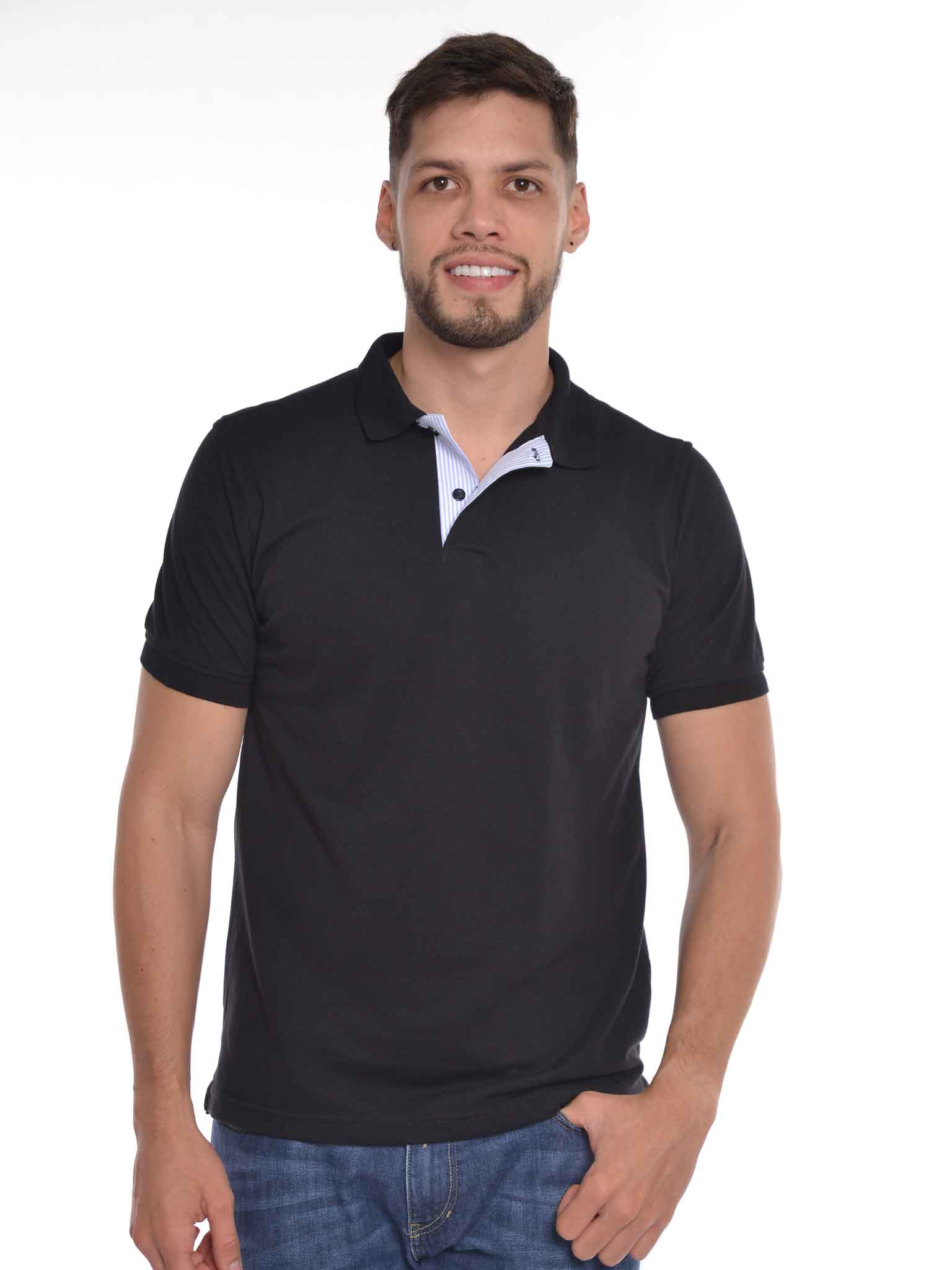 Men's Stripes Polo Shirt