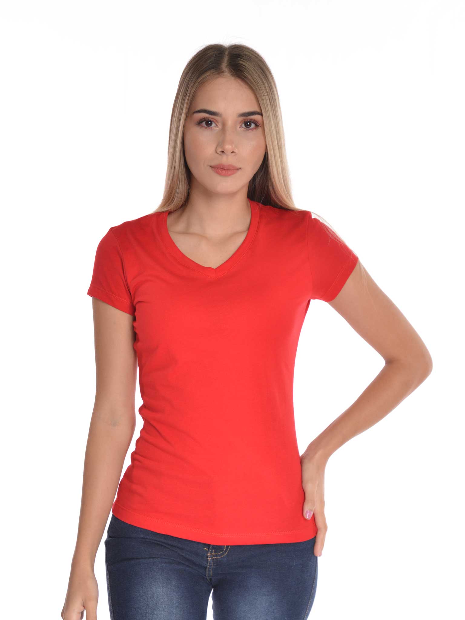Womens T-Shirt V Neck