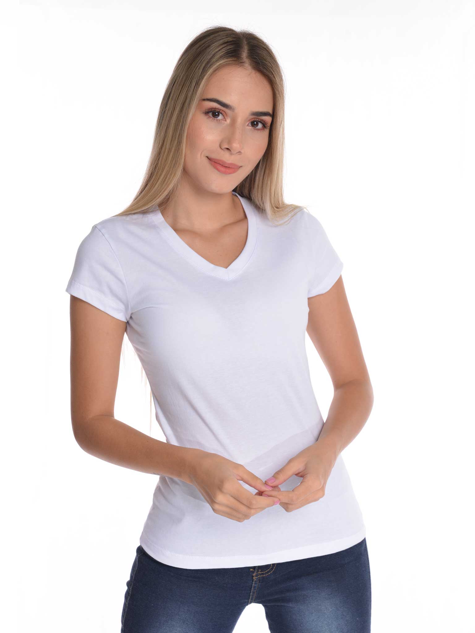 Womens T-Shirt V Neck